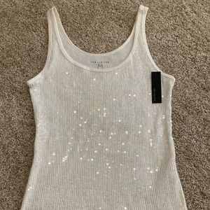 The Limited Sequin Perfect Tank XL NWT